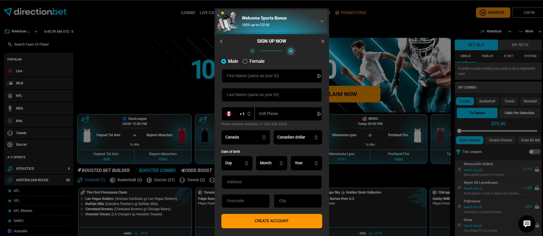 Directionbet casino en ligne